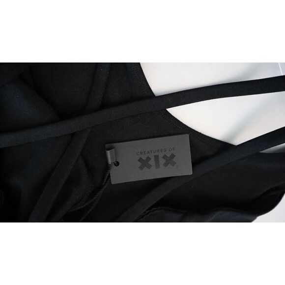 Creatures of XIX Women's Sz Small Black Mesh Bodysuit Pole Wear $90+ - Picture 6 of 7